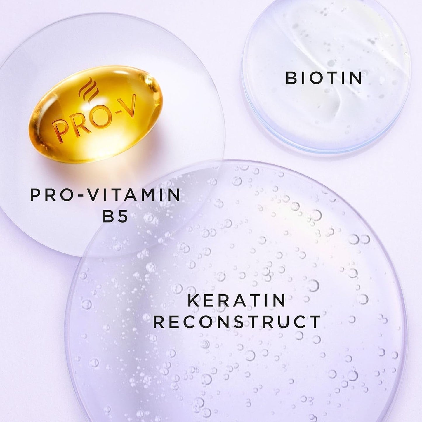 Pantene Pro-V Silky & Glowing Hair Rescue intensiv hårmask med Biotin och Keratin Reconstruct 300ml. Hjälper till att reparera torrt, skadat eller markerat hår Naty Shop Hair Mask
