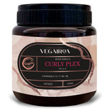 VEGAIROA - Curly Plex Mask - Mask för definierade lockar utan frizz - Djup fuktgivande vård - För lockigt eller vågigt hår - Professionell vegansk frisörprodukt - 300ml Naty Shop Hair Mask Standardtitel