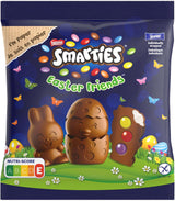NESTLÉ SMARTIES Easter Friends, figuriner med påsktema, gjorda av fin mjölkchoklad med krämig fyllning och färgade minilinser med SMARTIES-choklad, 1 förpackning (1 x 65g)
