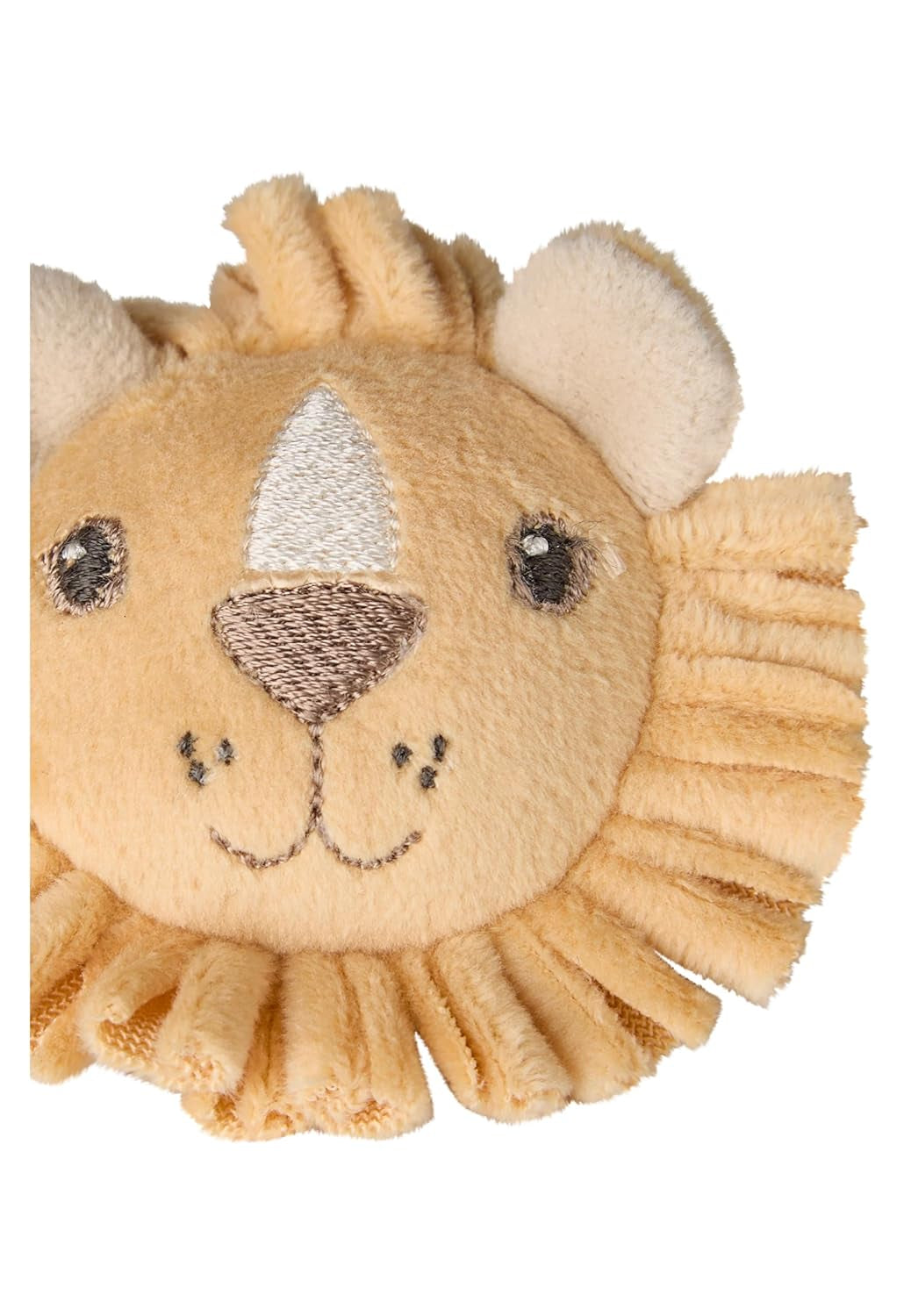 Sterntaler Lion Leo Rattle Arm - Mjuk leksak för bebisar med skallra och resårband - För bebisar att ta tag i och leka med - Perfekt present, Ochre Baby Toys Naty Shop