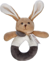 Chicco My Sweet Doudou Chameleon Toy Tillverkad av högkvalitativa tyger Mjuk plastring Lugnande barnsjukdomar Babyleksak 3-18 månader Babyleksaker Naty Shop Beige