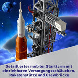 LEGO Icons NASA Artemis Launch Pad Present Vardagsrum eller kontorsinredning Vuxenbyggnadsset med Orion Space Capsel och Launch Pad samlarobjekt 10341 Byggset Besuche den LEGO-Store