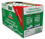 Berchtesgadener Land Haltbare Bergbauern-Milch, 1,5 % fett, 12er Pack (12 x 1 l)
