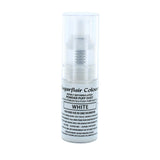 Sugarflair White Pump Powder Spray - Tårtdekorerande matfärgning, aerosolfri spray för kakor, muffins och mer - 10g