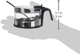 Classic Shaker, 250 ml, med sked, rostfritt stål, silver/transparent, 13 x 10 x 9 cm, 2 st.