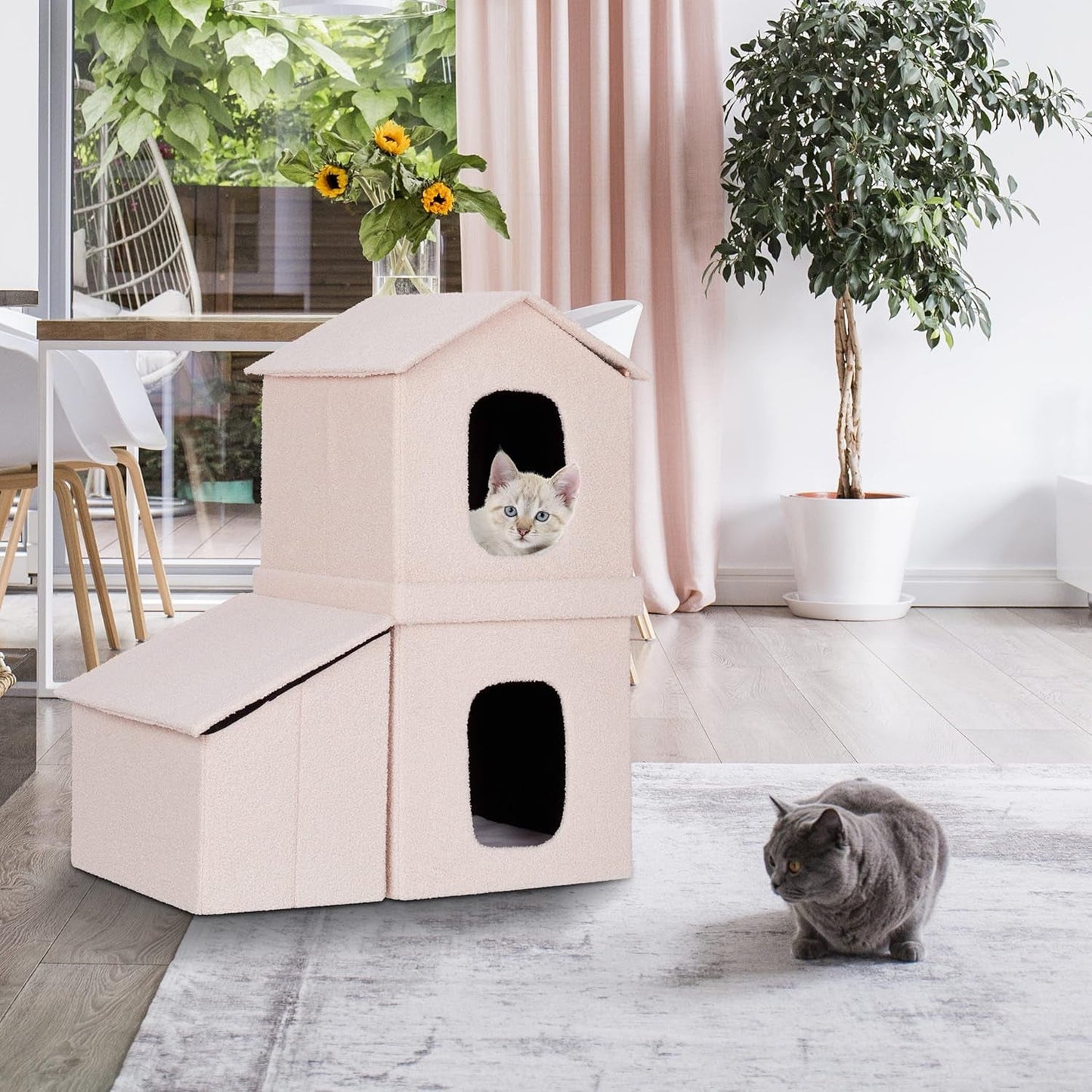 Filtar och möbler, husdjur, grottor och hus, katter, sängar för katter, katter - sängar, madrasser