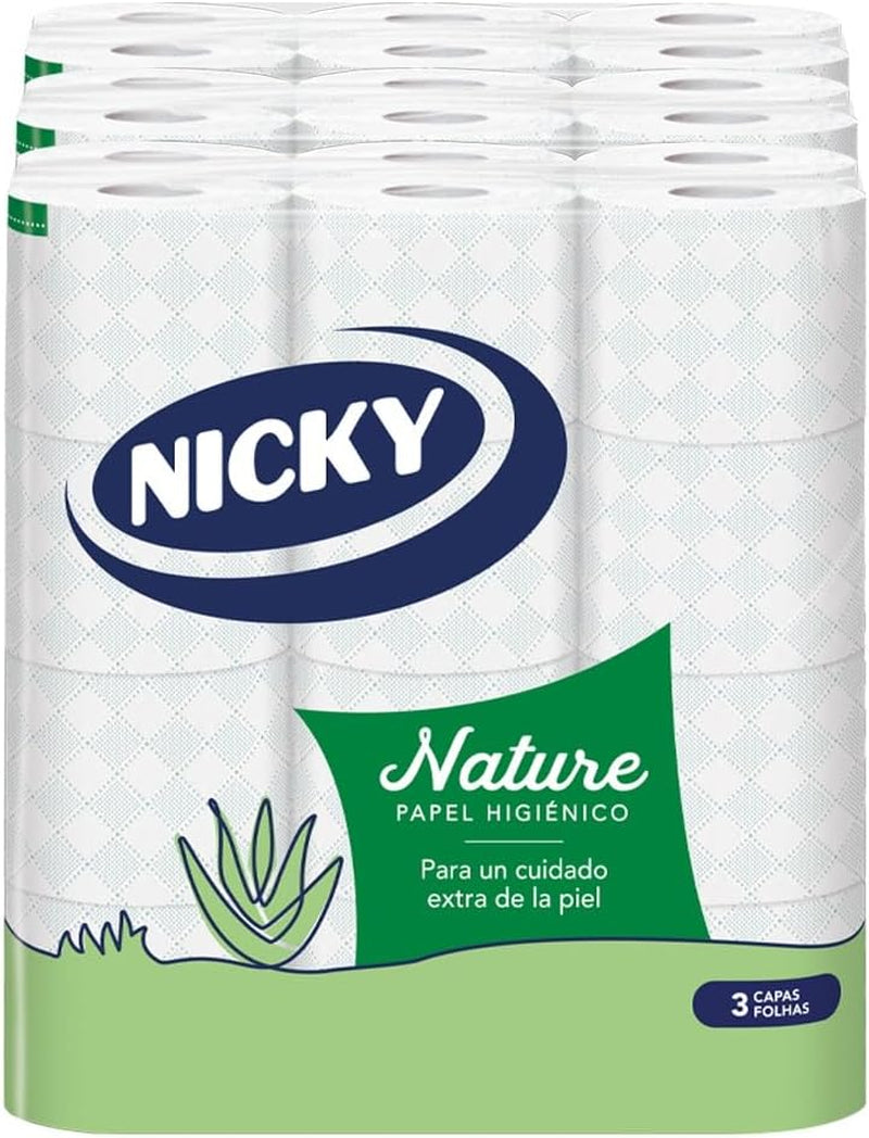 Naturtoalettpapper, 72 rullar, 3 lager