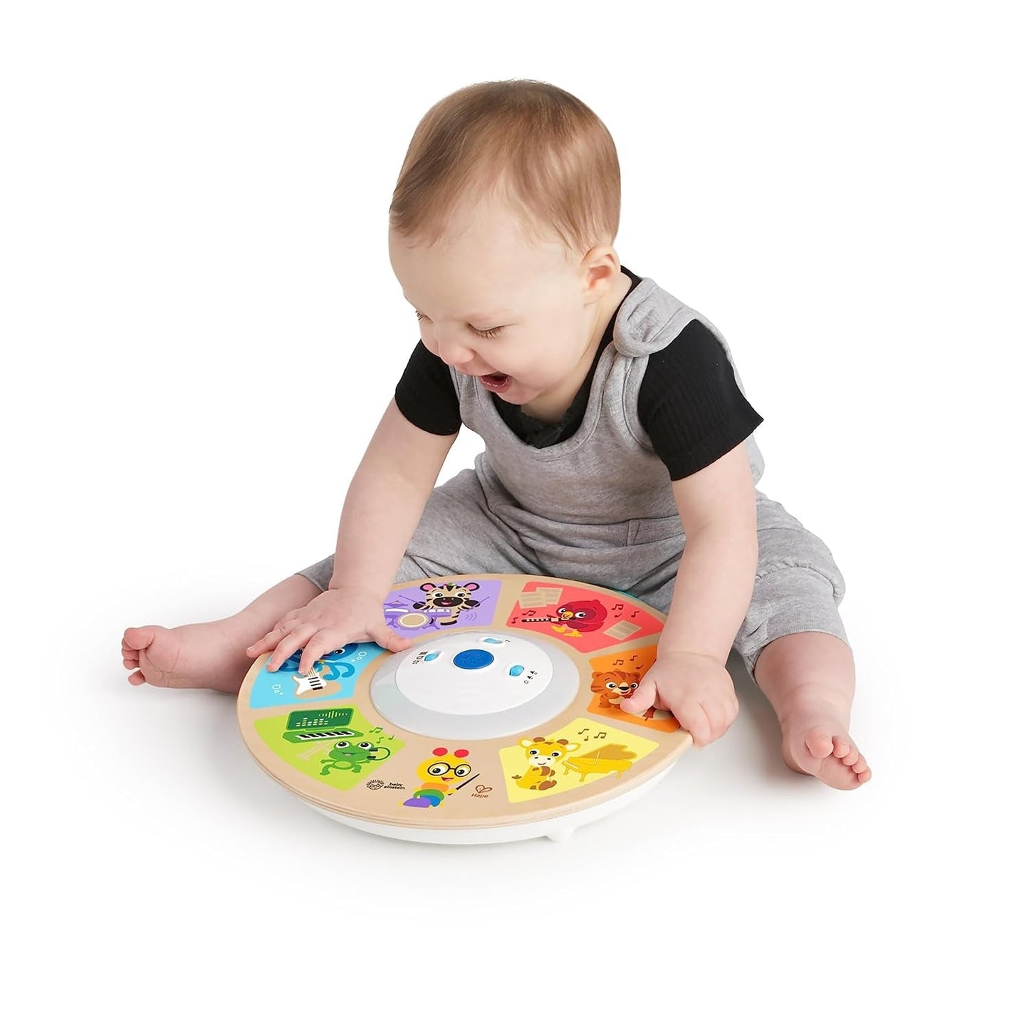 Baby Einstein, Hape, Cal's Smart Sounds Symphony Magic Touch Trä elektronisk aktivitetsleksak på 3 språk (engelska, franska och spanska), 3 lägen, från 6 månader Babyleksaker Naty Shop