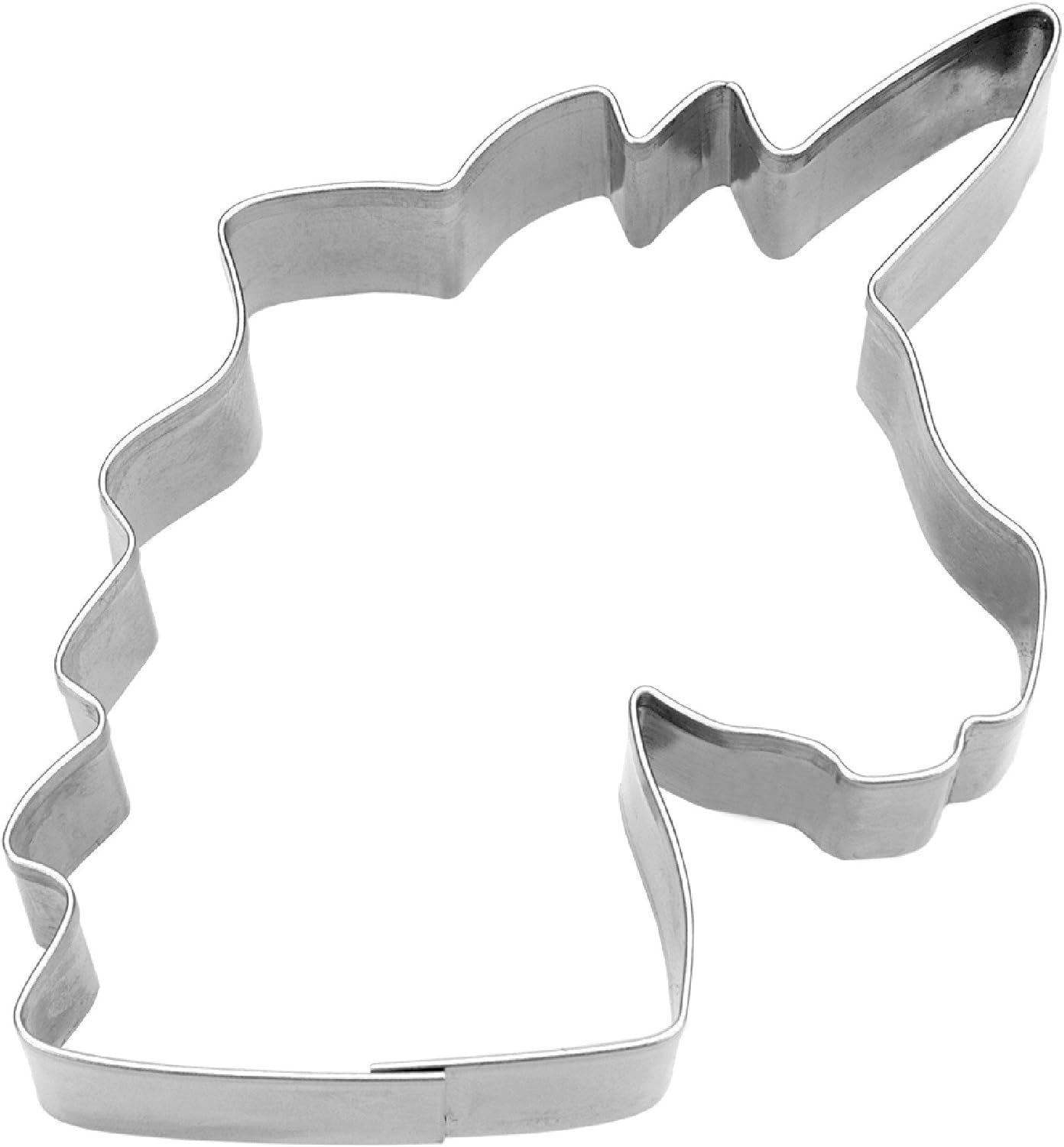 Städter unicorn kakform, rostfritt stål, silver, 8 cm