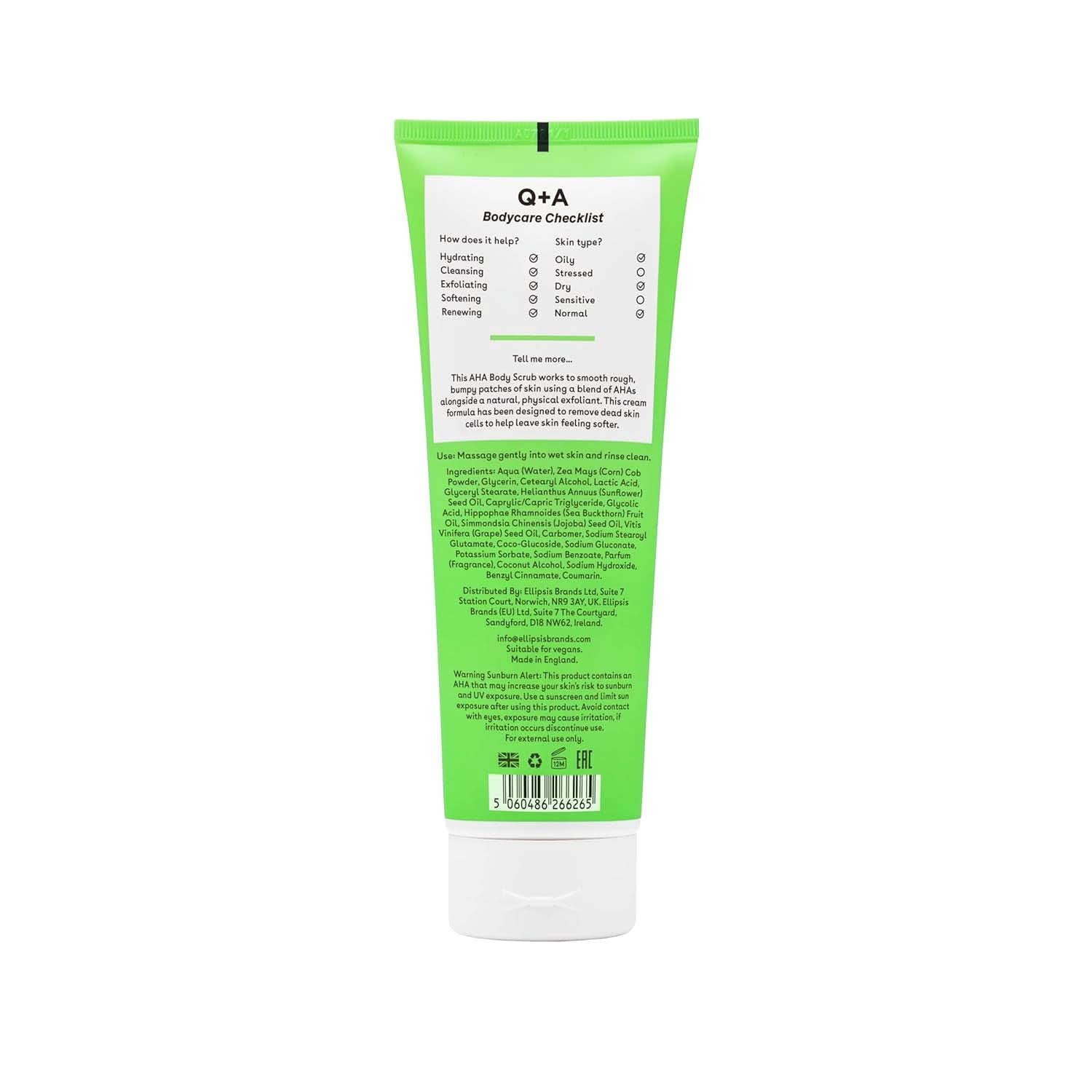 AHA peeling kroppsskrubb, 250 ml Cosmetics and Beauty Naty Shop