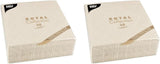 Papstar, 50 servetter "ROYAL Collection" 1/4-faldig 40 Cm X 40 Cm champagne "Elegance", #86497