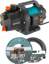 Gardena trädgårdspumpset 09011-47 3000/5, upp till 3 000 l/h med slangsats
