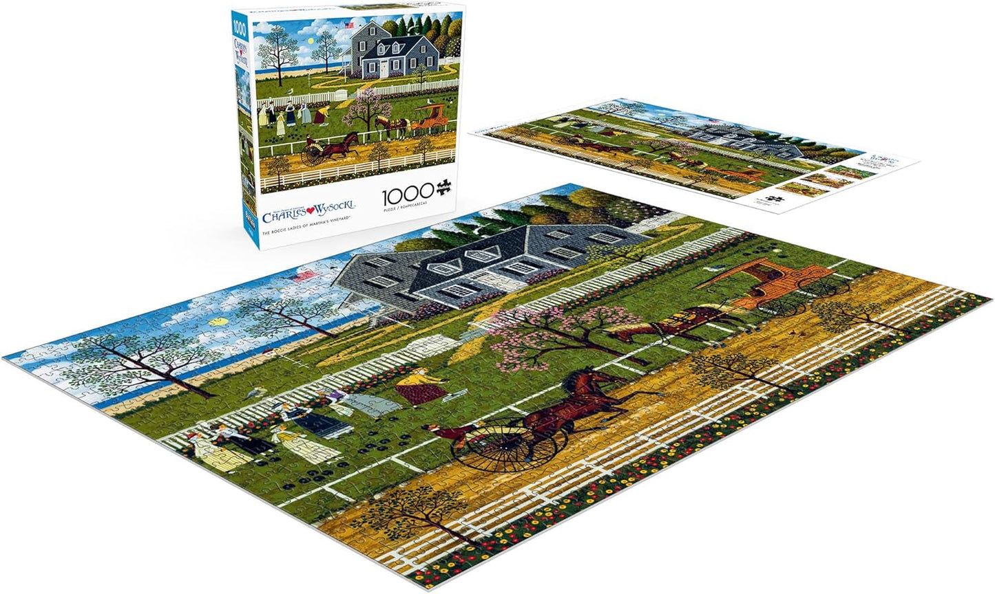 Buffalo Games - Charles Wysocki - Boccia damer från Marthas Vineyard - pussel 1000 bitar Puzzle Naty Shop