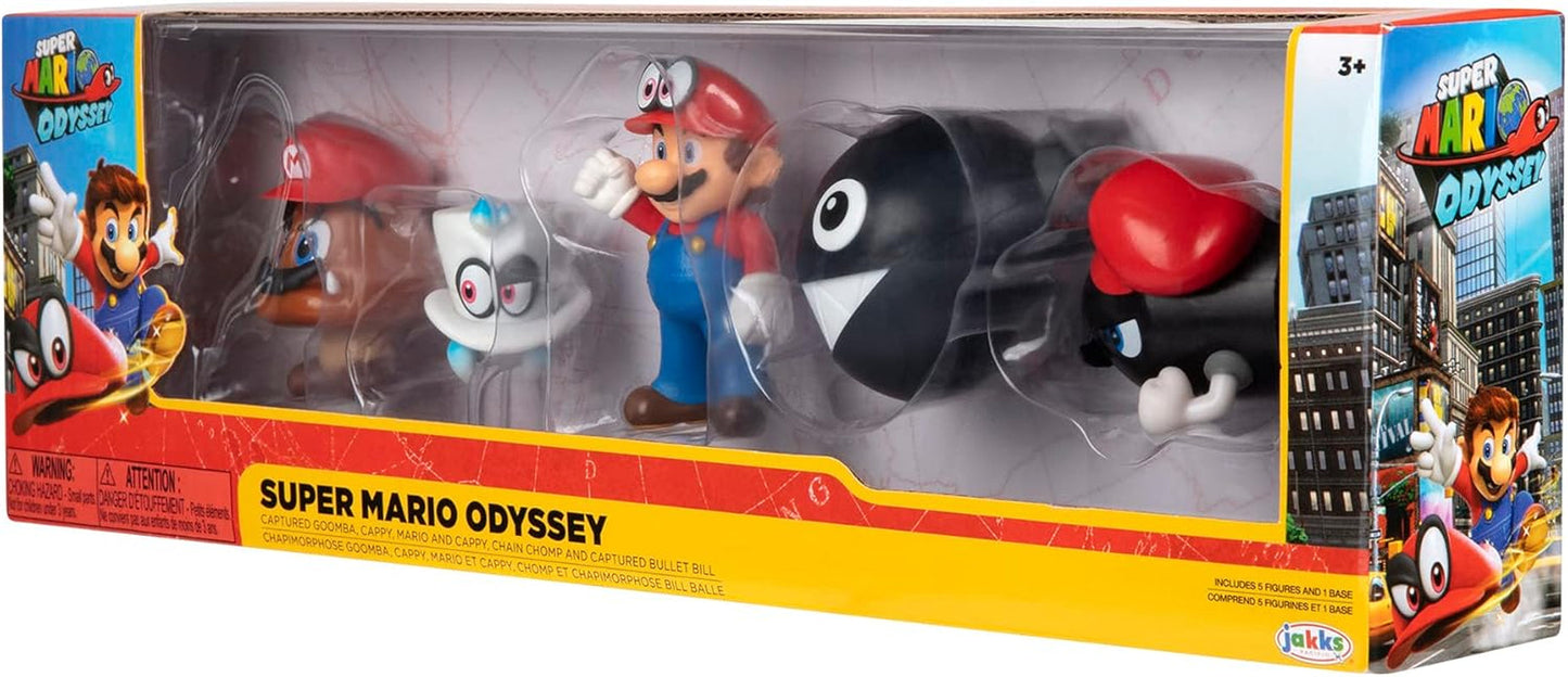 Ksruee Super Mario Mario Odyssey 5,6 cm Pack Actionfigurer Naty Shop