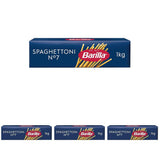 Barilla Pasta Klassische Spaghetti n.5 av högkvalitativ Hartweizen immer al dente, (1 x 500 g), smaklös