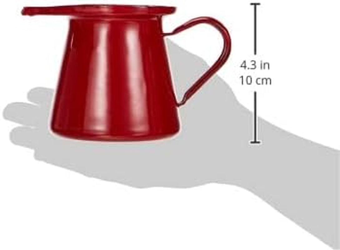 910550 – Röd mjölkmugg, serverar 0,50 liter.