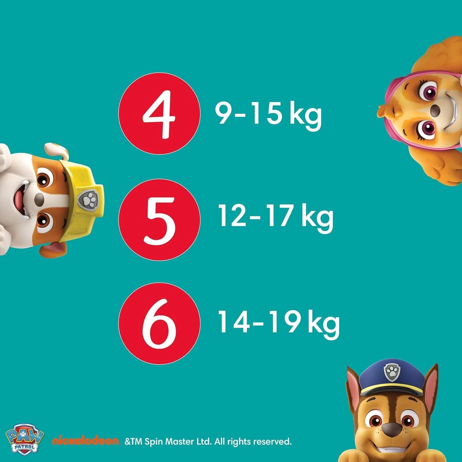 Pampers blöjor Paw Patrol Pants storlek 5 (12-17Kg) Baby-Dry, Junior med Stop and Protect-ficka, MÅNADSBOX, 160 blöjor Naty Shop