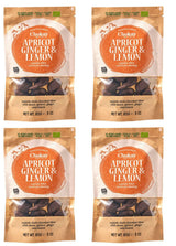 Set med 4 ekologiska bites - kanelmandlar/kanelmandlar i belgisk mörk choklad/utan tillsatt socker, inga sötningsmedel/VEGAN & FAIR TRADE / 4 x 85g