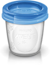 Philips Avent Austellungssystem Für Muttermilch, Becher Inklusive Deckel, Adapter (Modell SCF618/10) Tillbehör Mat och amning Bebe Naty Shop