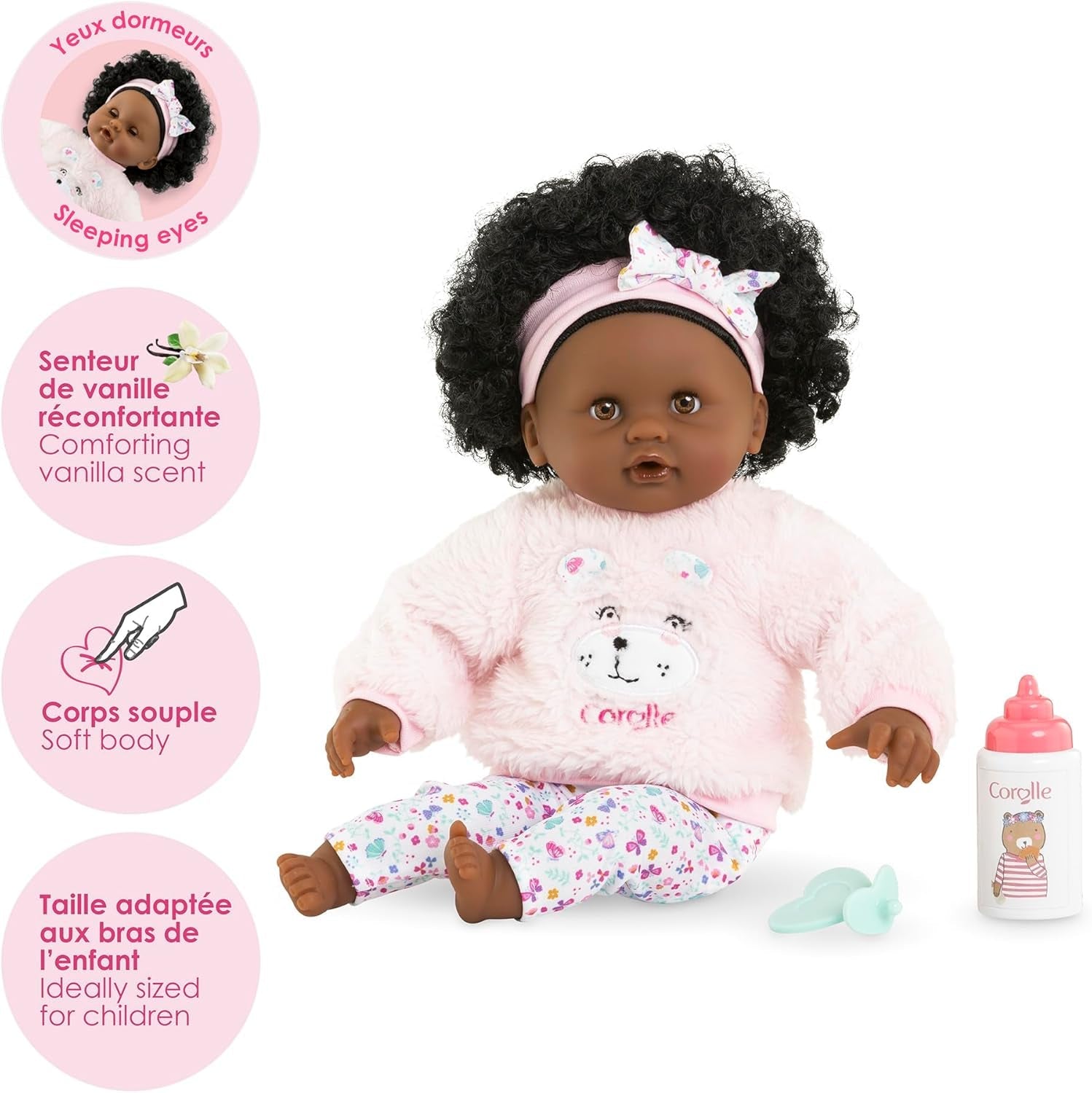 Corolle - Min första babydocka, Baby Calin Caroline, 30 cm, från 18 månader, 9000100820