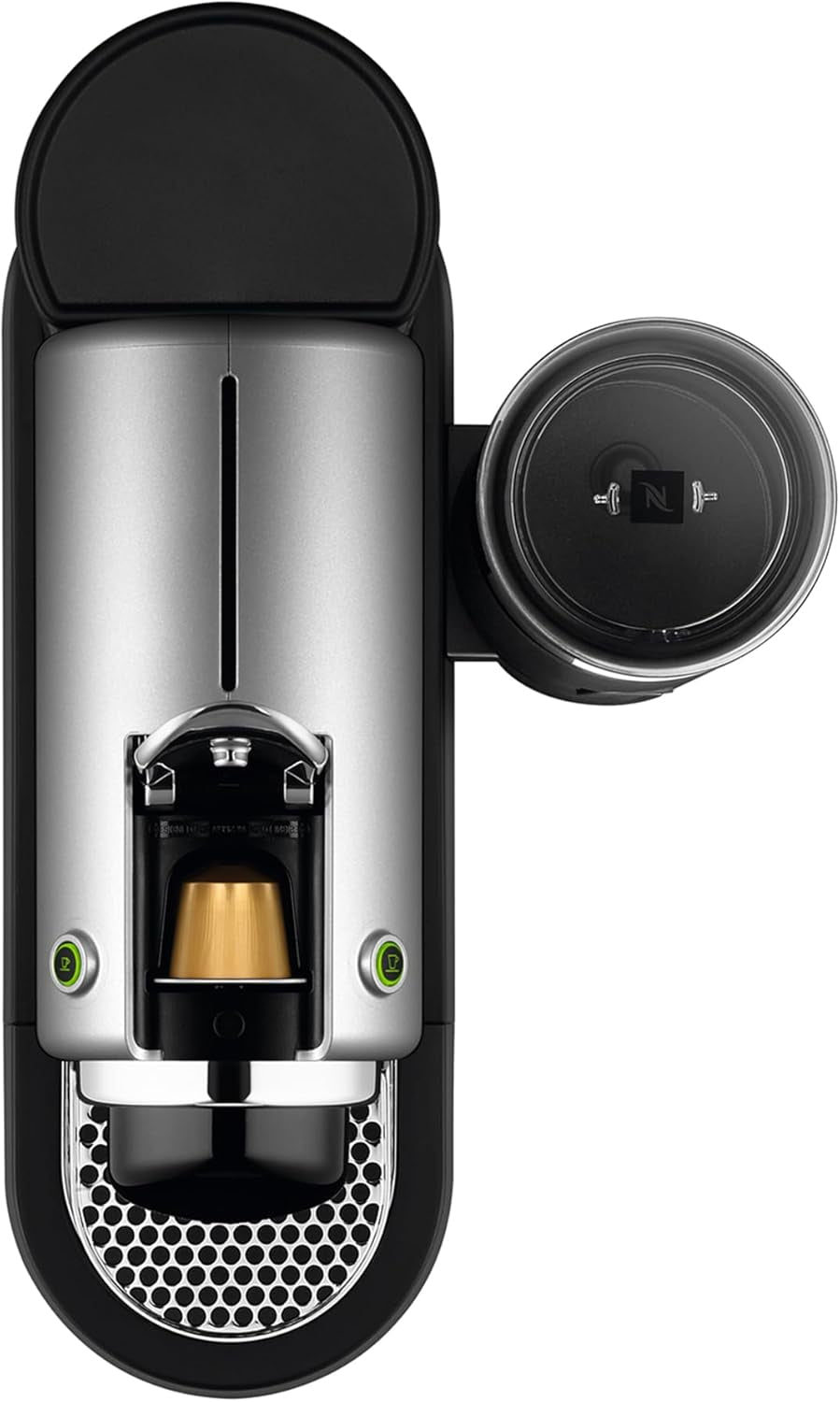 Espressomaskin med Nespresso kapslar XN761B Citiz&Milk | Automatiskt standbyläge | 1260 watt | Vattentankens kapacitet: 1 l | Pumptryck: 19 bar | Silver