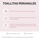 Lab - Perianalservetter, Våtrengöringsservetter för perianal hygien, Provitamin B5, fuktgivande, allergivänliga, paraben- och alkoholfri, dermatologiskt testad - 15 stycken