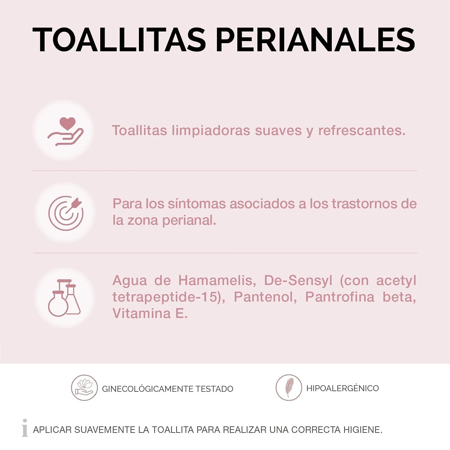 Lab - Perianalservetter, Våtrengöringsservetter för perianal hygien, Provitamin B5, fuktgivande, allergivänliga, paraben- och alkoholfri, dermatologiskt testad - 15 stycken