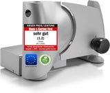 Emerio All Purpose Slicer "Made in EU" MS-125000, blad i rostfritt stål tillverkat i Tyskland, justerbar 0-17 mm, 100 W Naty Shop Single Slicers och Slicers Silver