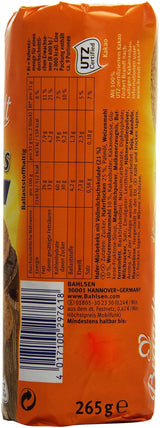 Brandt Hobbits Choklad 265g Pack - Krispiga fullkornschoklad Havregrynsbiskvier - Knäckig deg för hela familjen - i en praktisk kexrulle