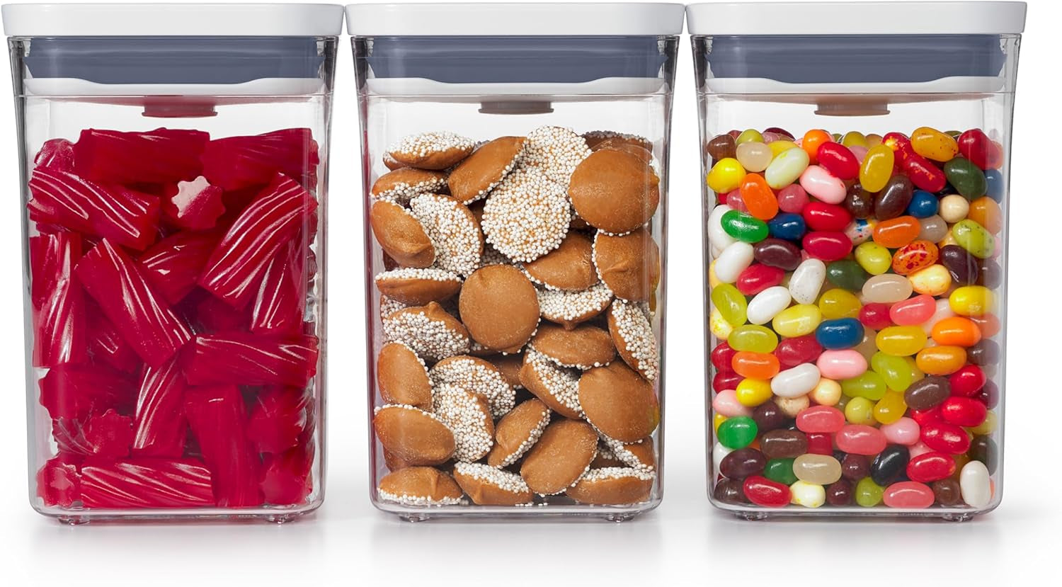 OXO 11236100V1UK Matförvaringsbehållare, plast, transparent Matförvaringslådor Naty Shop Set