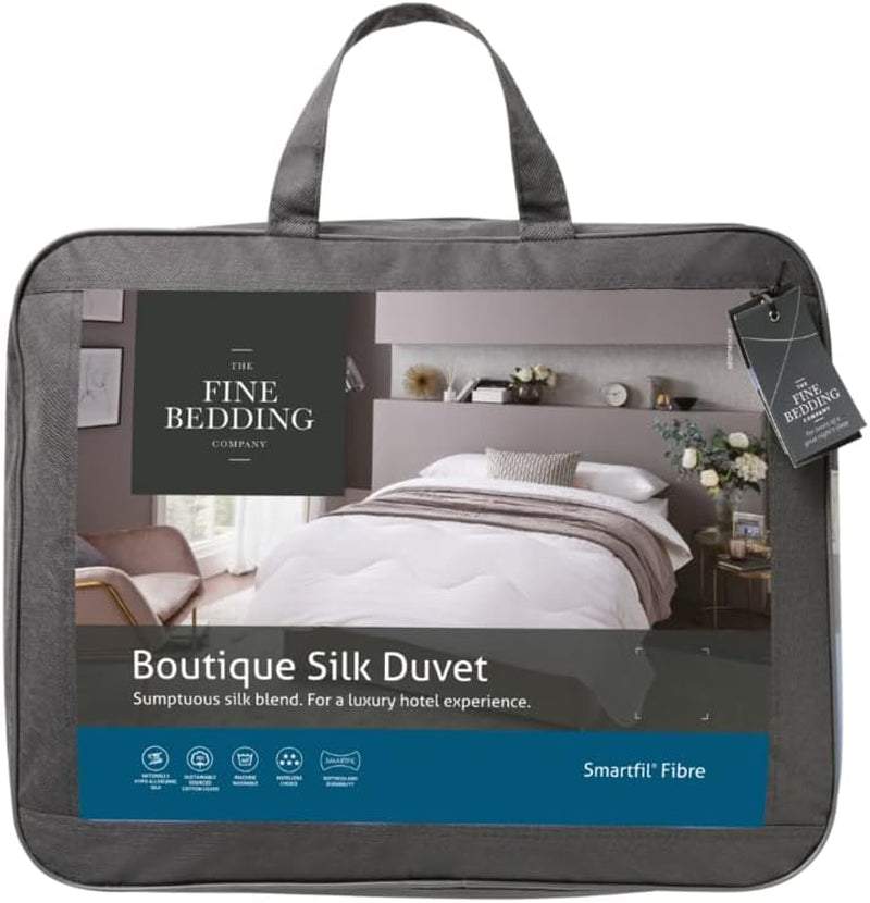 Boutique sidentäcken, lyxiga sängkläder, maskintvättbar (13,5 tog, dubbel) Naty Shop täcken och täcken