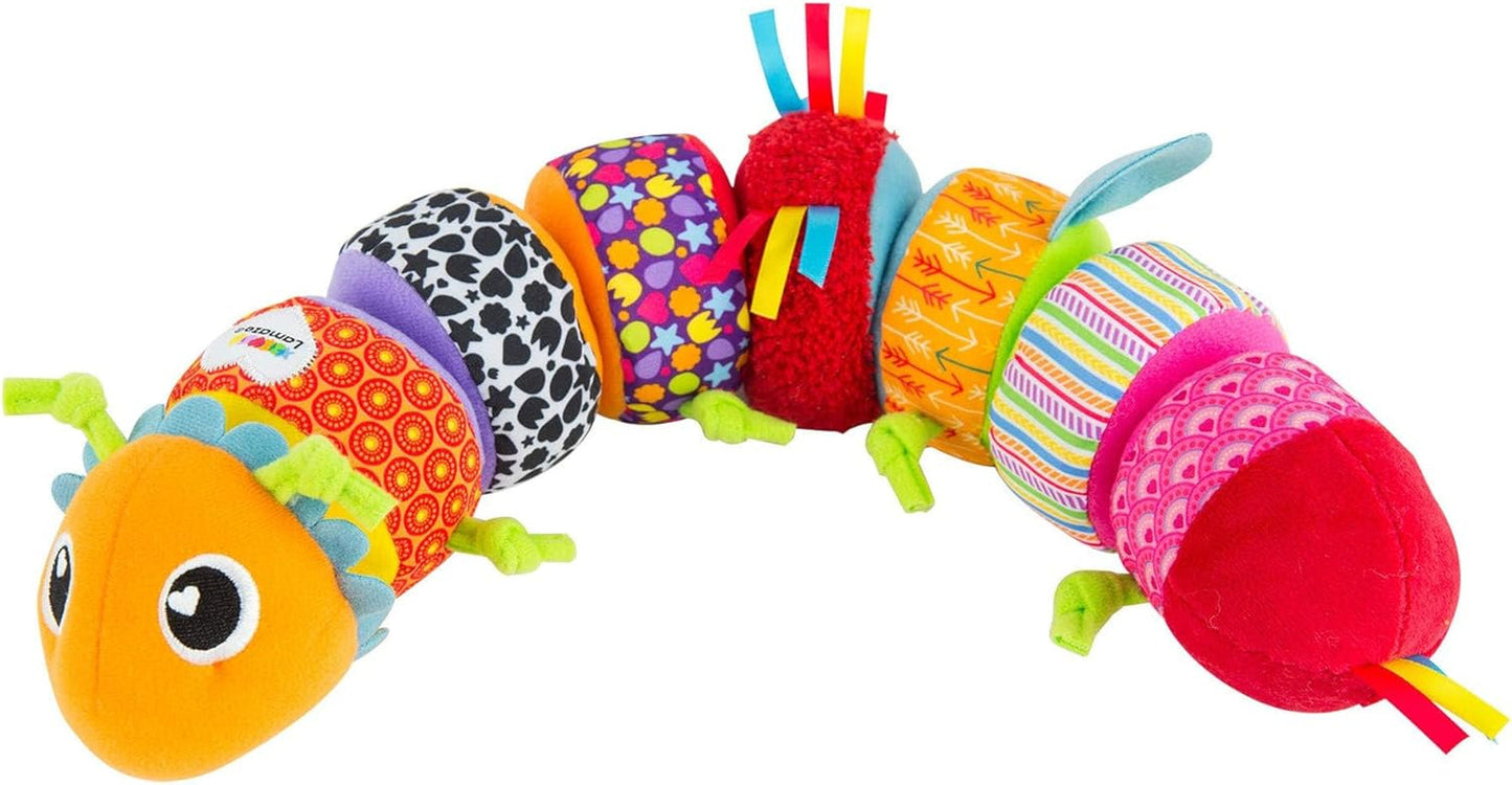 LAMAZE Octivity Time Baby sensorisk leksak, mjuk baby för lek och upptäckt, Octopus Toddler Lämplig för 6 månader, pojkar och flickor över 1 år Babyleksaker Naty Shop Soft Caterpillar Puzzle