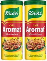 Knorr Würzmischung Chili Smaksatt för snabba rätter att krydda och krydda potatis, pasta, grönsaker med mera 90 g