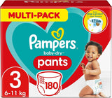 Pampers Baby-Dry Pants Größe 5, 160 Stück, 11kg-17kg, 360° auslaufsichere Passar dag och natt
