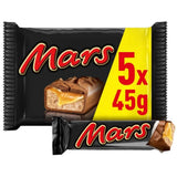 Mars chokladkakor, kola, choklad, 1 förpackning med 5 barer (1 x 225 g)