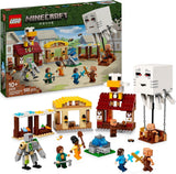 LEGO Minecraft Ghast Balloon Attack - Spelleksak för barn - Byggsats för hus, kyckling och Golem videospel - Filmvaror för pojkar 10+ - 21273 Byggset Besuche den LEGO-Store Standardtitel