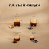 Espressomaskin med Nespresso Krups Vertuo Pop-kapslar, kapacitet: 560 ml, automatisk kapseligenkänning, one-touch-system, 4 koppstorlekar, förkortad uppvärmningstid, hållbar, Aqua Mint, XN9204
