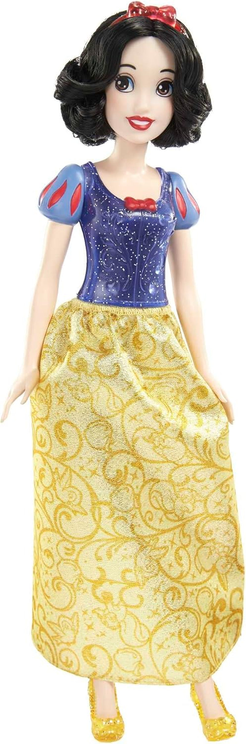 Mattel Disney Princess Toy Snövit rörlig docka med gnistrande kläder och tillbehör Disney filminspirerad present till barn HLW08 Naty Shop Dolls