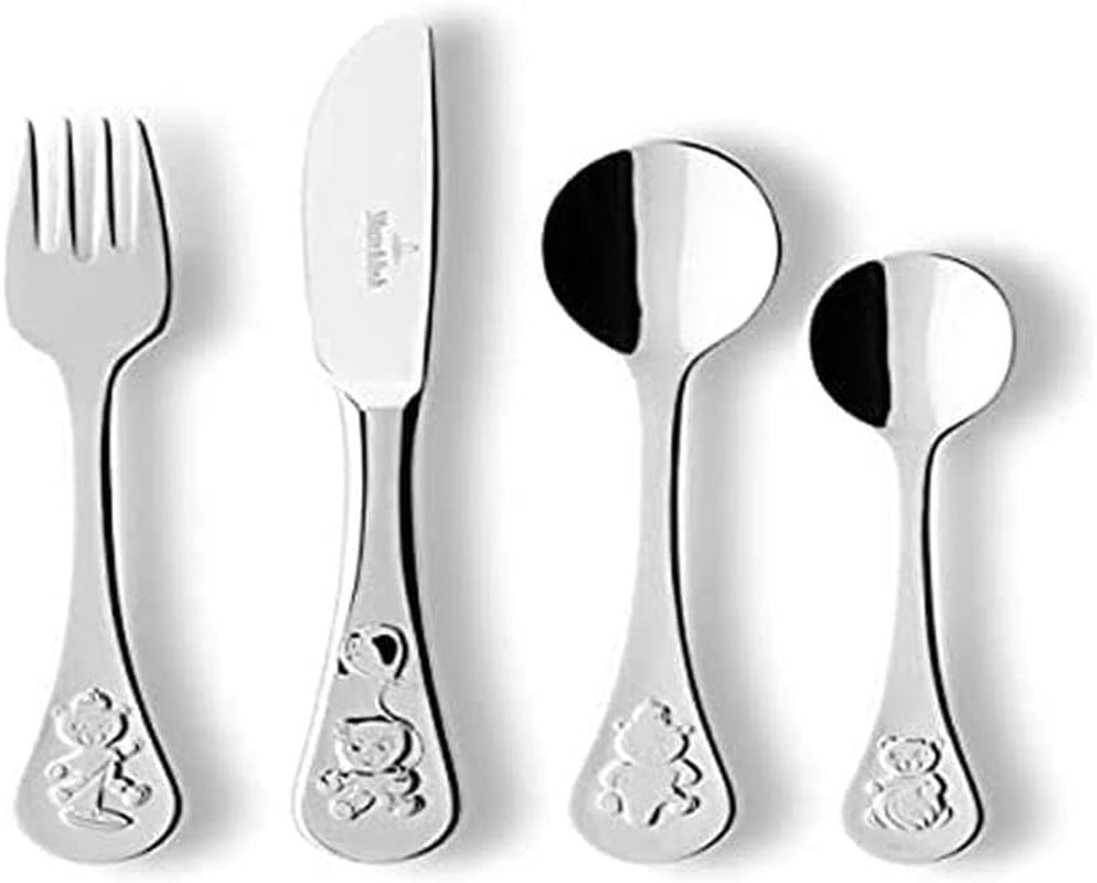 Villeroy And Boch Barnbestickset Teddy 4 delar, rostfritt stål 18/10 Kitchen Naty Shop