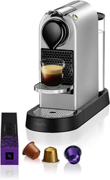 Espressomaskin med Nespresso kapslar XN761B Citiz&Milk | Automatiskt standbyläge | 1260 watt | Vattentankens kapacitet: 1 l | Pumptryck: 19 bar | Silver