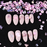 100 st Bow Nail Charms Y2K 3D Resin Camellia Flower Nail Charms Kawaii Rhinestones Nail Art dekorationer, mönster, DIY Craft Accessories (Rosa)