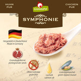 GranataPet Symphony No. 5 Pure Chicken, spannmål och sockerfri kattmat, filéer i naturlig gelé, delikat våt kattmat, 6 x 200g
