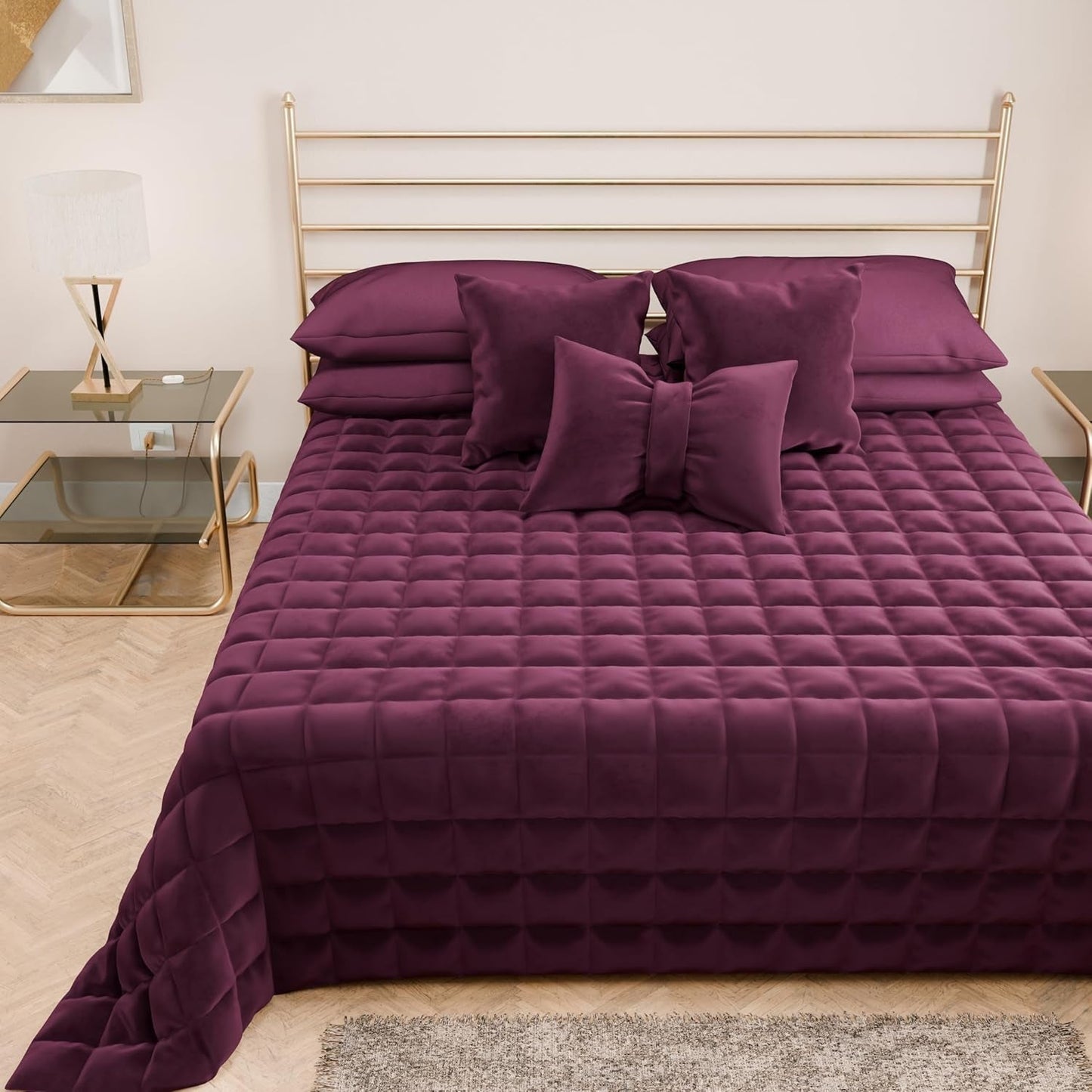 PETTI Artigiani Italiani - Enkelsängsöverdrag, dubbelsidig täcke, fjäderöverdrag, midnattsblå, vit, 100% Made in Italy