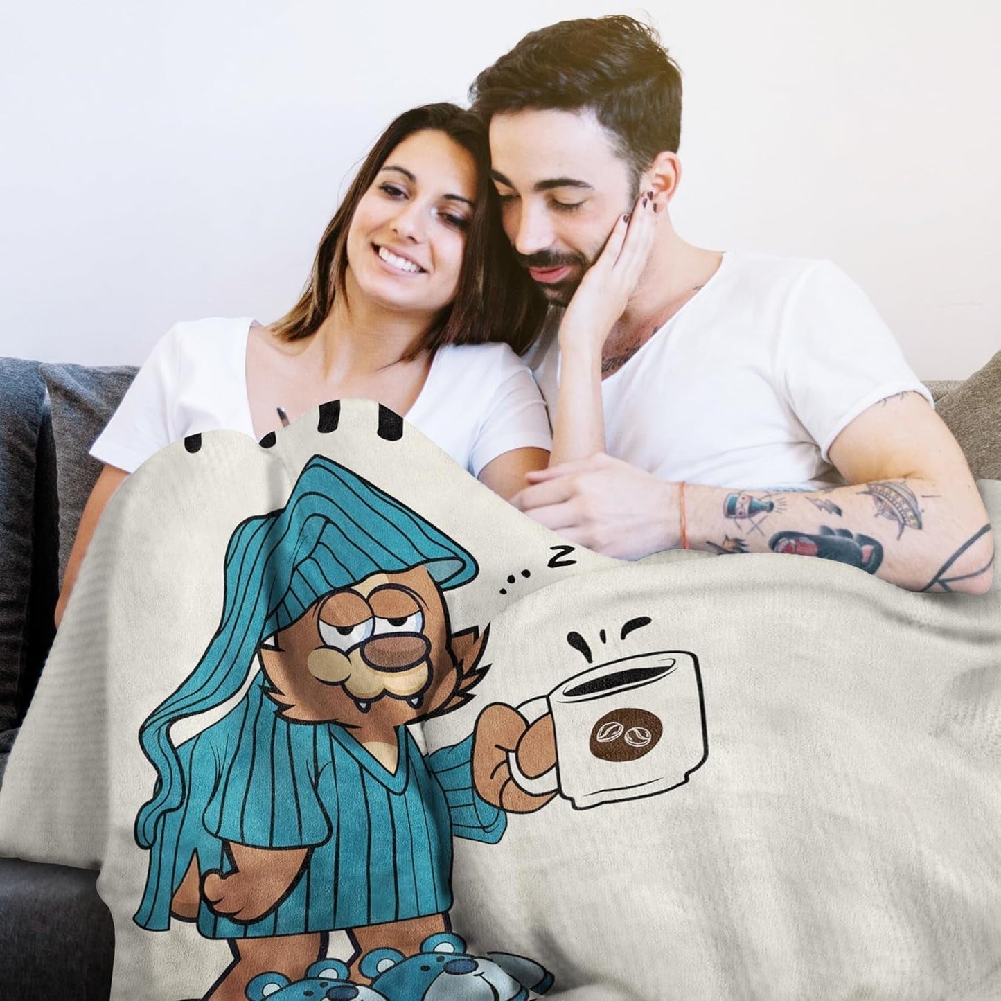 Musaecoin pappa present, pappa födelsedagspresent, presentidéer till pappa, presenter till pappa, 50-60 tums flanellfilt, julklapp till pappa, fars dag present Sängar och filtar musaecoin