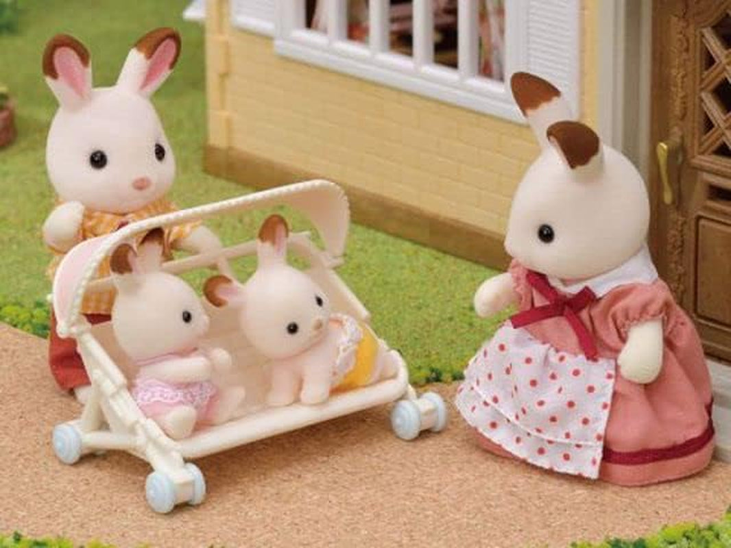 Sylvanian Families L5533 Triplets Barnvagn - Dollhouse Lekset Naty Shop Dolls