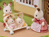 Sylvanian Families L5533 Triplets Barnvagn - Dollhouse Lekset Naty Shop Dolls