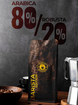Ormado Coffee House, kaffekapslar, patenterade Kenya-kaffebönor - Arabica och Robusta-blandning, hela kaffebönor för helautomatiska kaffemaskiner, rostade bönor, helkaffe 1 kg, helautomatisk