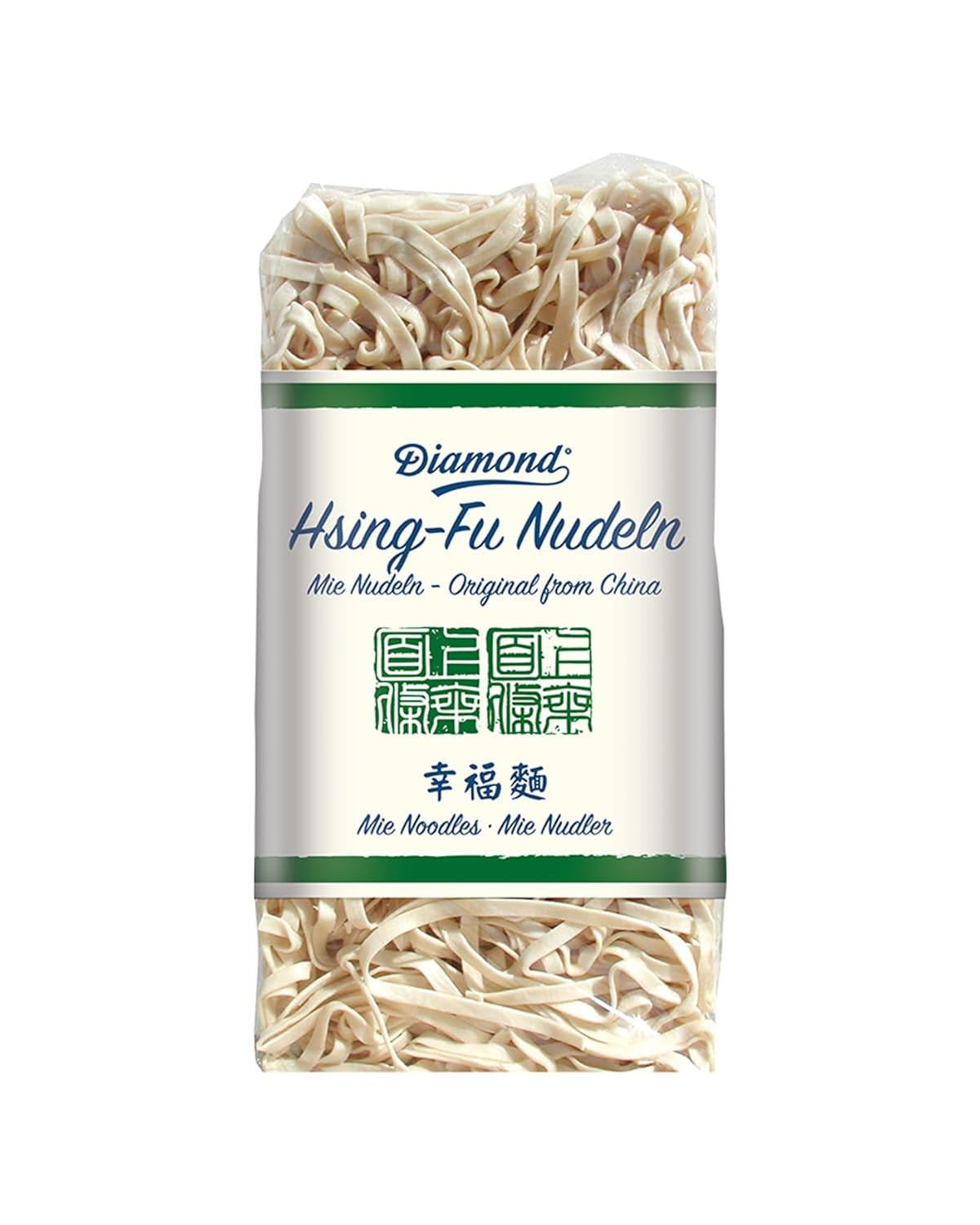 DIAMOND Hsing-Fu nudlar, asiatiskt vetemjöl Mie nudlar för wok och wokfriterade rätter - 12 x 250g