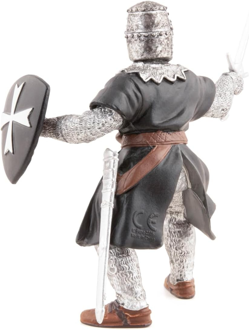 Papo -Handmålade - Figurer -Medeltida-Fantasi - Johannesriddare med svärd-39938-Samlarobjekt-För barn - Passar pojkar och flickor - Från 3 år Actionfigurer Naty Shop