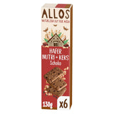 Kex med havre och ekologisk choklad Allos | Knäckig havrechokladkex | Söta med honung 6 x 130g